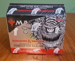 MTG - D&D Adventures in the Forgotten Realms Collector Booster Box Brand SEALED 630509982721 - Image 1
