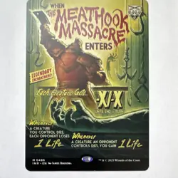 Magic: The Gathering The Meathook Massacre Legendary Enchantment INR - Image 1