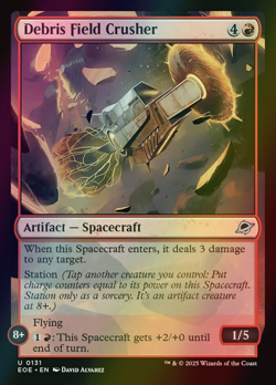 MTG Debris Field Crusher Full Art Foil ** Edge of Eternities ** English - Image 1