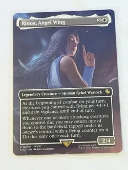 Rinoa, Angel Wing Borderless Final Fantasy Commander 450 - Image 1