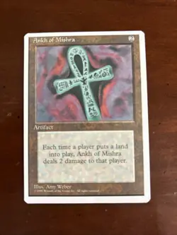 Ankh of Mishra 4th Edition MTG - Image 1