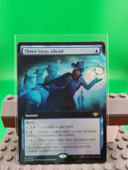 MTG Three Steps Ahead (Extended Art) Outlaws of Thunder Junction Foil - Image 1