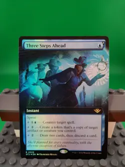 MTG Three Steps Ahead (Extended Art) Outlaws of Thunder Junction Foil - Image 3