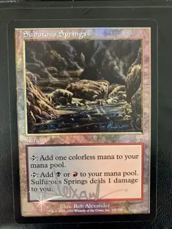 MTG Sulferous Spring, 7th Edition Foil, NM++, Signed, Magic the Gathering 2001 - Image 4