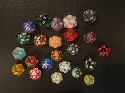 Magic the Gathering D20 Lot w/ Black Lotus Bag (39 Dice) - Image 3