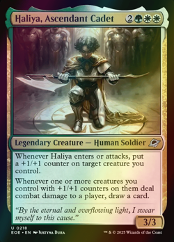 MTG Haliya, Ascendant Cadet Foil ** Edge of Eternities ** English - Image 1