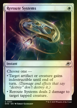 MTG Reroute Systems Foil ** Edge of Eternities ** English - Image 1