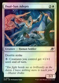 MTG Dual-Sun Adepts Foil ** Edge of Eternities ** English - Image 1