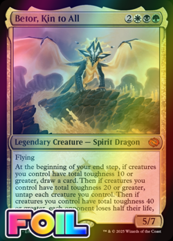 x1 Betor, Kin to All TDM MTG 172 FOIL MYTHIC M/NM 1x - Image 1