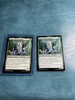 (2x) Anara, Wolvid Familiar Commander Legends Regular LP 214 MTG - Image 1