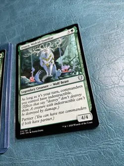 (2x) Anara, Wolvid Familiar Commander Legends Regular LP 214 MTG - Image 2