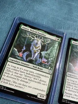 (2x) Anara, Wolvid Familiar Commander Legends Regular LP 214 MTG - Image 4