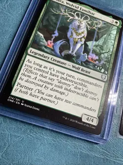 (2x) Anara, Wolvid Familiar Commander Legends Regular LP 214 MTG - Image 5