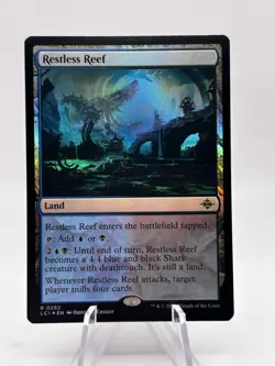 Restless Reef 0282 Foil The Lost Caverns of Ixalan LCI MTG NM - Image 1