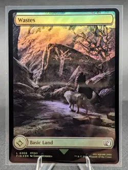 Wastes 309 - Foil - Final Fantasy - NM-Mint - MTG In Hand - Image 1