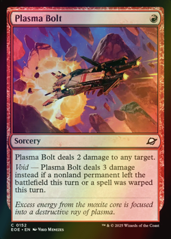MTG Plasma Bolt Foil ** Edge of Eternities ** English - Image 1