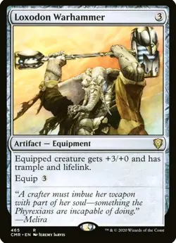 X 1 Loxodon Warhammer NM-M Commander Legends 465 CMR MTG Magic The Gathering - Image 1