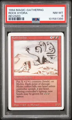 PSA 8 Rock hydra [Revised (3rd Edition) Set] - Magic the Gathering MtG - Image 1