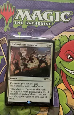 Magic The Gathering x Teenage Mutant Ninja Turtles Foil Promo SEALED NYCC 2025 - Image 1