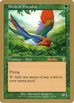 Birds of Paradise (#bk231) World Championship Decks 2002 MP MTG - Image 1