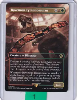 Ravenous Tyrannosaurus (Borderless) * Jurassic World Collection MTG - Image 1