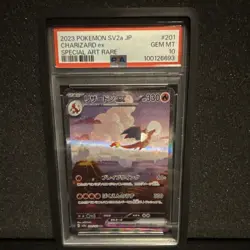 Pokemon TCG Charizard ex Sv2a 151 201/165 Special Art Rare Holo Japanese PSA 10 - Image 1