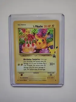 Pokemon Celebrations Classic Collection Birthday Surprise Pikachu NM - Image 1