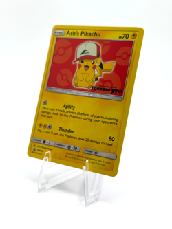 Pokemon Ash's Pikachu Promo Sun & Moon Promo SM109 - Image 2