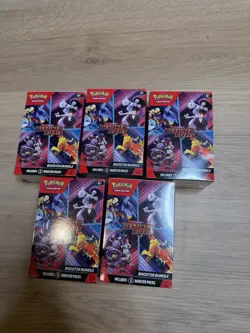 Pokemon TCG: S&V Destined Rivals Factory Sealed Booster Bundle Lot X5 - Image 1