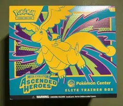 EMPTY Pokemon Center Ascended Heroes Elite Trainer Box ETB NO PACKS - Image 1