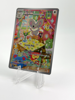 Pokemon Cinccino Illustration Rare Scarlet & Violet: Temporal Forces 183/162 - Image 2