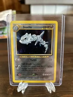 Pokemon TCG Steelix 15/111 Holo Unlimited Neo Genesis 2000 - Image 1