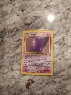 Pokemon TCG Gengar Fossil #5 Holo Unlimited Holo Rare Nm- - Image 1