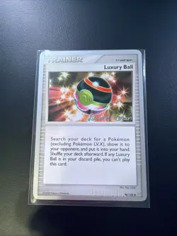 Luxury Ball 86/100 Rare 2008 English Pokemon TCG 2009 World Championships - Image 1