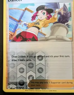 Dancer 232/264 Reverse Holo Uncommon Sword & Shield: Fusion Strike Pokemon TCG - Image 4