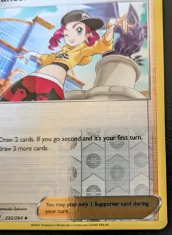 Dancer 232/264 Reverse Holo Uncommon Sword & Shield: Fusion Strike Pokemon TCG - Image 5