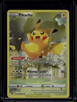 Pokemon TCG Pikachu GG30/GG70 Crown Zenith Galarian Gallery NM - Image 1