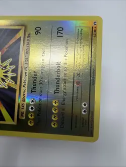Pokemon TCG Zapdos 42/108 XY Evolutions Reverse Holo Foil Rare LP / MP - Image 2