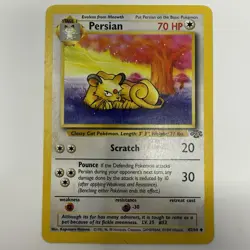 Persian 42/64 Jungle Uncommon Unlimited Pokemon LP - Image 1