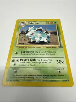 Pokemon Nidorina 40/64 Jungle Regular Uncommon 1999 Stage 1 70HP Unlimited - Image 2