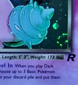 Pokemon Dark Slowbro Team Rocket 1st Edition Holo Rare 12/82 Holo Swirl - Image 3
