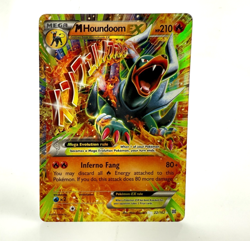 M HOUNDOOM EX 22/162 XY BREAKthrough HOLO FULL ART Pokemon NM - Image 1