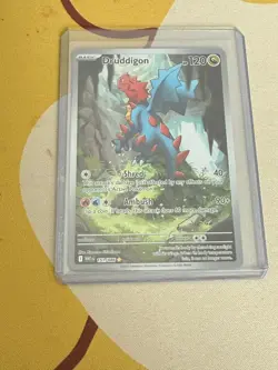 Pokemon TCG: Druddigon 151/086 White Flare Illustration Rare - Image 1