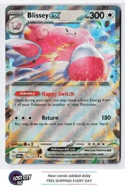 Blissey ex 134/167 - SV06: Twilight Masquerade Double Rare Holo NM - Image 1