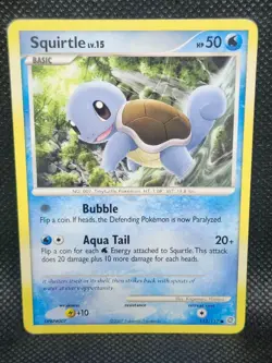Pokemon Squirtle Secret Wonders 112/132 Played Condition - Image 1