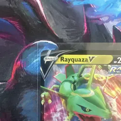 Rayquaza V SWSH147 SWSH: Sword & Shield Pokemon Promo LP - Image 2