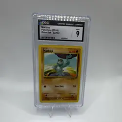 Pokemon TCG Machop Base Set 1999 CGC 9 Graded 52/102 Wizards Common - Image 2