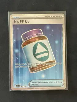 N's PP Up 262/217 Full Art Ultra Rare Pokemon Ascended Heroes ENGLISH NM - Image 1