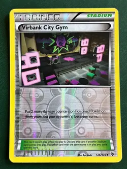 Reverse Holo Virbank City Gym #126 Plasma Storm Pokemon 2012 MP - Image 1