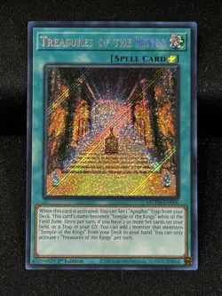 Yugioh - Treasures of the Kings - 1st Edition Secret Rare NM - Image 1